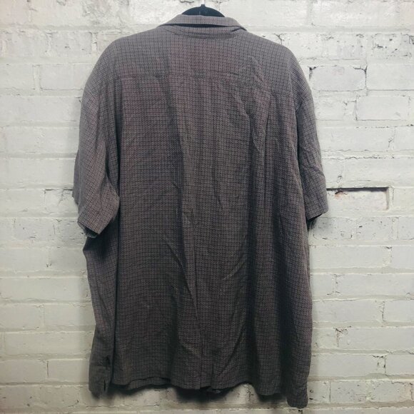 Joseph abound men’s plaid button down short sleeve 3X - Picture 6 of 12